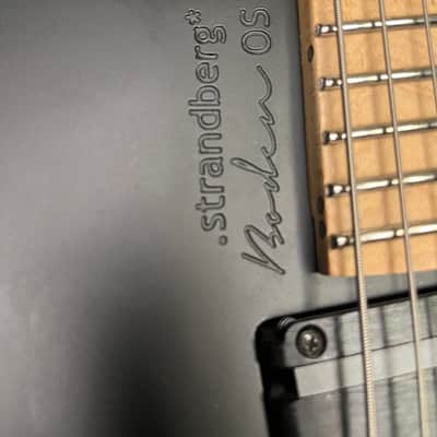 Strandberg Guitars Boden OS 7 MIK with Maple Fretboard 2015 - 2016 - Black image 6