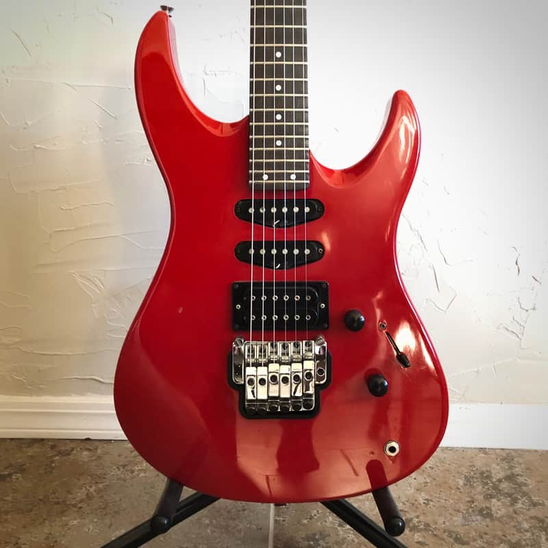 1980s Yamaha RGX312 Red w/Original Case | Reverb
