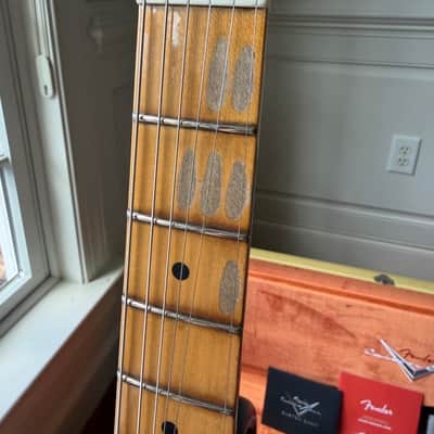 2026 Fender Custom Shop ‘58 Telecaster B6 Top Loader Journeyman - Super Aged Dirty White Blonde image 6