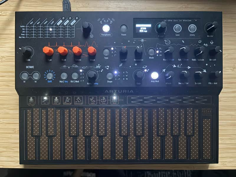 Arturia MicroFreak Stellar 25-Key Algorithmic Synthesizer 2023 - Present - Black