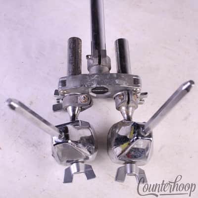 Yamaha Double Pre-YESS Tom Drum Mount Hex Arms Power V Japan 90s England Premier image 2