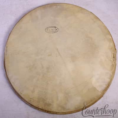 *Slingerland Snare 14"Slunk Radio King Calf Skin Drum Resonant Head Vintage 50s* image 1
