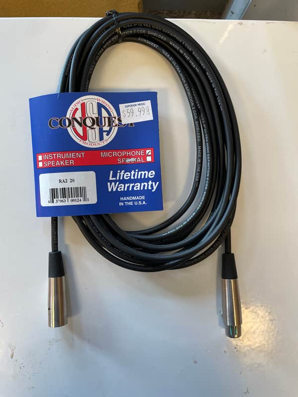 Conquest 20 FT mic cable / Made in USA - New image 1