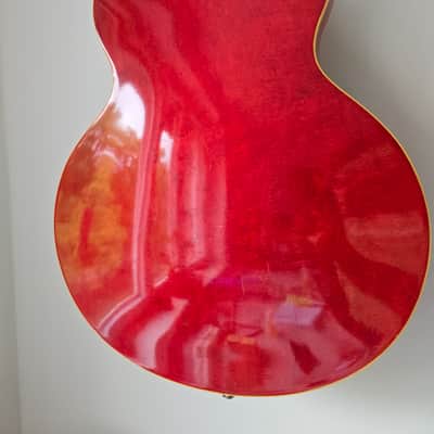 Luxor ES-335 Style Hollowbody – MIJ Lawsuit Era – Cherry Red – Professional Setup image 16