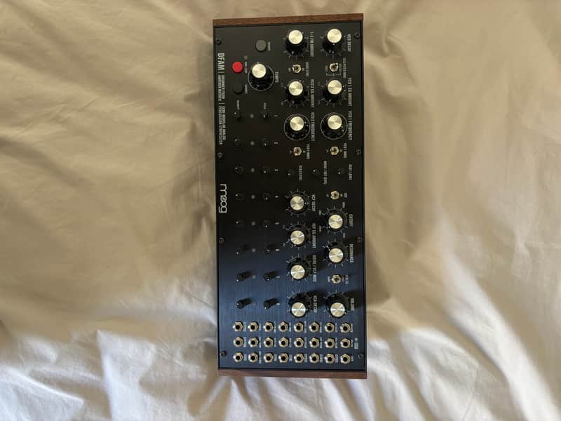 Moog DFAM Drummer From Another Mother Semi-Modular Analog Percussion Synthesizer 2018 - Present - Black/Wood image 1