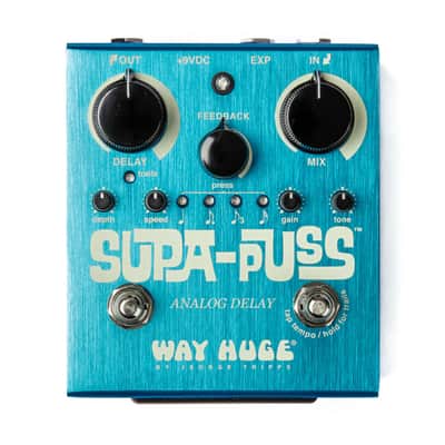 Mint Way Huge WHE707 Supa-Puss Analog Delay Guitar Effect with Tap Tempo image 1