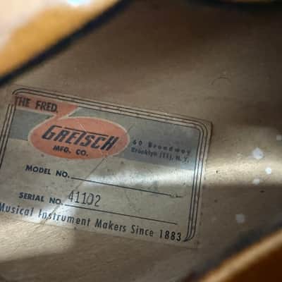 Gretsch 6124 Single Anniversary Hollow Body Guitar 1961 - Shaded Golden Sunburst w/non orig hard case image 19