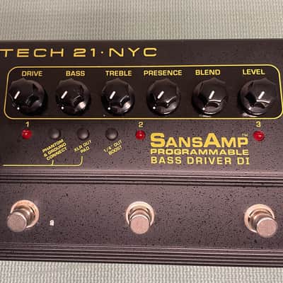 Tech 21 Sansamp Programmable Bass Driver | Reverb