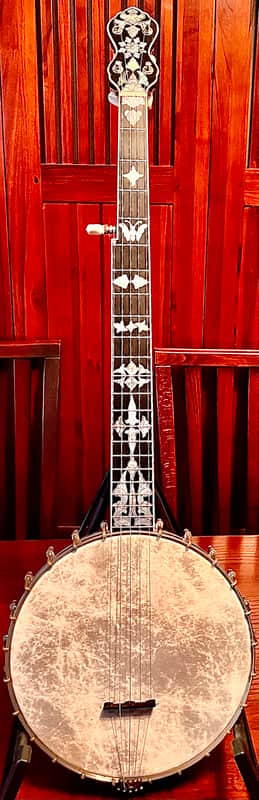 Unger Five String Banjo 1900 - Walnut image 1