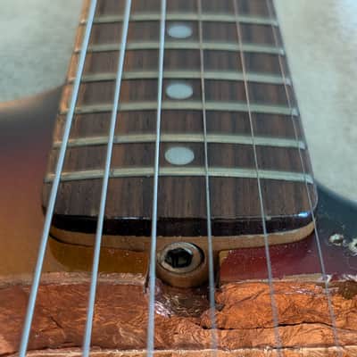 Vintage 1970's Aria (MIJ) Strat Body & Neck (Sunburst, maple neck w/rosewood fret board) image 14