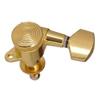 Grover Mini Locking RotoMatics Machine Heads Tuners 406G Gold 3+3 image 3