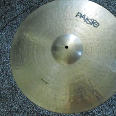 20" Paiste Prototype Ride Cymbal 2500g Signature Alloy image 1