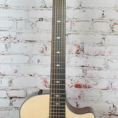 Taylor - (2025) 354ce - 12 String Acoustic-Electric Guitar -Sapele/Sitka - V-Class Bracing - Natural - w/ Hardshell Case - x5042 image 3