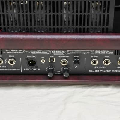 Mesa/Boogie Badlander 100 Watt All Tube Amplifier Head - Wine Taurus image 5