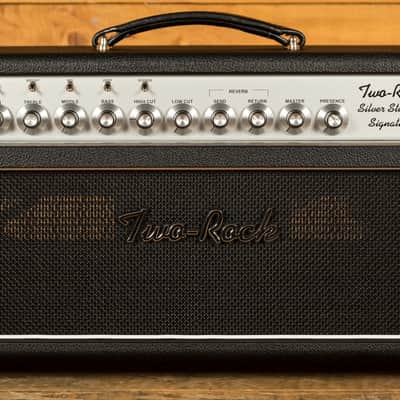 Two-Rock Silver Sterling Signature 100/50 Watt Head - Black image 1
