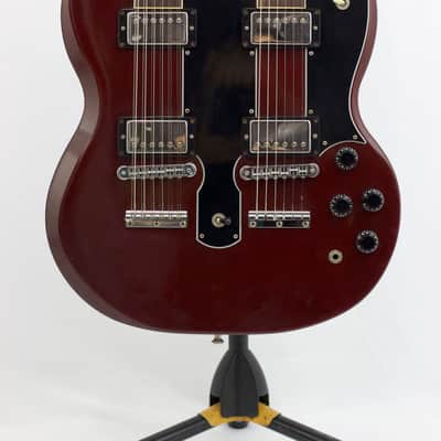 Gibson Eds-1275 Double Neck CS 1991 - Cherry image 12