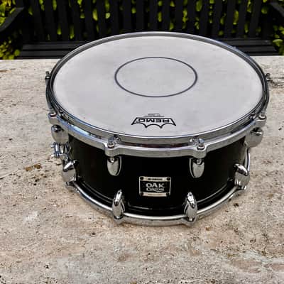 ✮ULTRA RARE✮Vintage✮YAMAHA OAK Custom ✮14" x7 " SNARE✮MUSASHI BLACK✮+ ALUMINIUM DIE CAST ! image 5