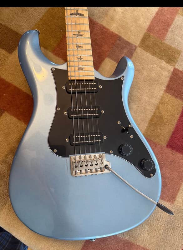 PRS SE NF3 with Maple Fretboard 2024 - Present - Ice Blue Metallic image 1
