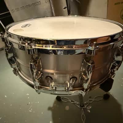 Yamaha RAS-1455 Recording Custom 5.5x14" Aluminum Snare Drum 2016 - Present - Silver/Chrome image 5