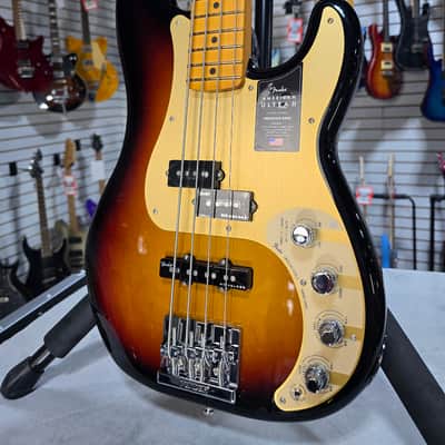 American Ultra II Precision Bass - Ultraburst, Maple Fingerboard w/OHSC & PLEK*D #341 image 2