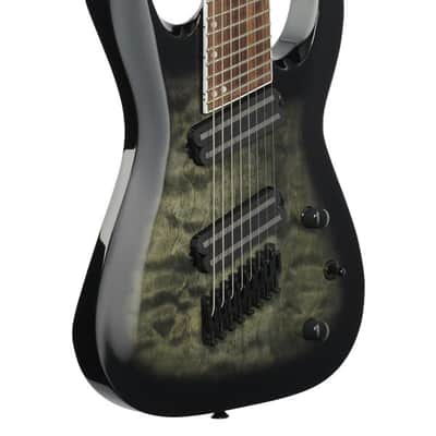 Jackson X Soloist Arch Top SLATX8Q MS 8-String Trans Black Burst image 9