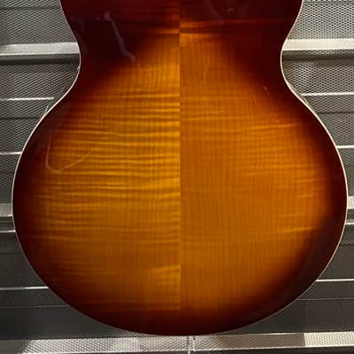 Hagstrom HJ800 Jazz Guitar 2021 Vintage Sunburst Gloss image 4