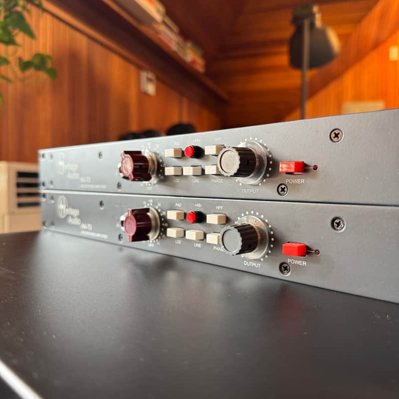 (2) Heritage Audio HA-73 Elite Series Single-Channel Mic Preamp 2017 - 2019 - Blue image 1
