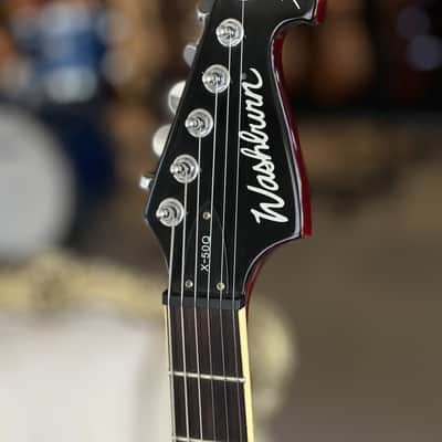 Washburn X-50Q Quilted Wine Burst image 6
