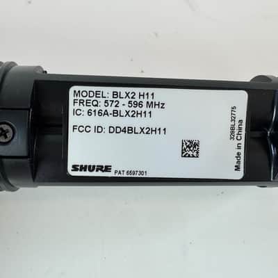 Shure BLX2/Beta58a Wireless Microphone H11 Band Excellent Condition 572-596 MHz image 6