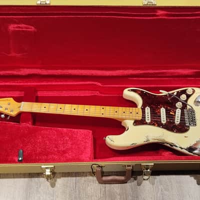 MyDream Partcaster Custom Built - Aged White over Sunburst Hepcat L-Series image 5