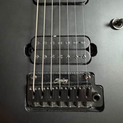 Sterling by Music Man John Petrucci Signature 7-String Stealth Black image 3