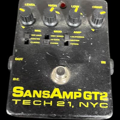 Tech 21 SansAmp GT2 Tube Amp Emulation Pedal | Reverb