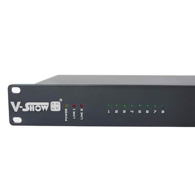 Artnet Rdm Dmx Controller - 3 Pin Dmx Splitter Xlr Input And Output, 4096 Dmx Channel 8 Port Signal Amplifier For Stage Lighting Shows (42-Fzqo-78Rj) image 4