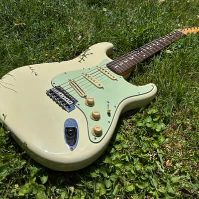 Fender Stratocaster 1993-94 ST62-58US Made in Japan Kurt Cobain VMA Strat Hotrail Seymour Duncan image 2