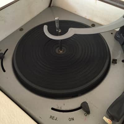 Vintage Symphonic Portable Suitcase 4 Speed Automatic Tube Turntable Record Player *Works Great! image 6