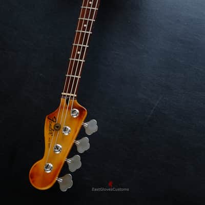 Fender Jazz Bass Vintage White Gold Edition Heavy Aged Relic by East Gloves Customs (RARE) image 18