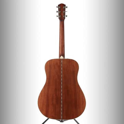 Fender PD-220E Dreadnought, All Mahogany, Ovangkol Fingerboard, Aged Cognac Burst (RP) image 6