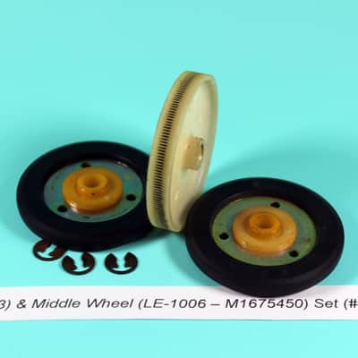 AKAI Reel to Reel Idler Wheel Set - #LE-1610  (#2) 1970's - 1980's image 2