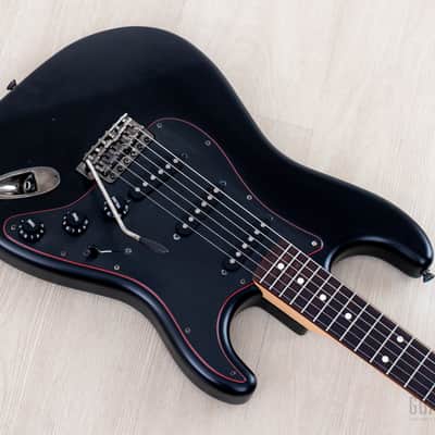 2020 Fender Stratocaster Noir SSS Limited Edition Matte Black, Japan MIJ image 9