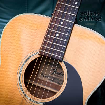 1972 Fender Japan F25 Folk-style Spruce Mahogany acoustic guitar with original case - Excellent! image 9