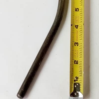 Ludwig Nickel Straight Clipper Club Date Floor Tom Drum Leg Vintage 50s WFL USA image 2
