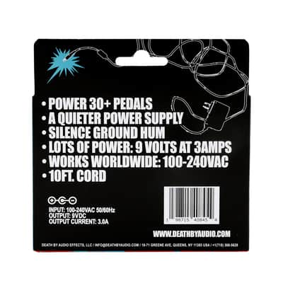 9 Volt Power⚡Death By Audio Raw Power Supply⚡Enough Juice To Fuel A Pedal Army⚡Cut The Noise Built For The Musicians Who Demand Only The Best! image 2