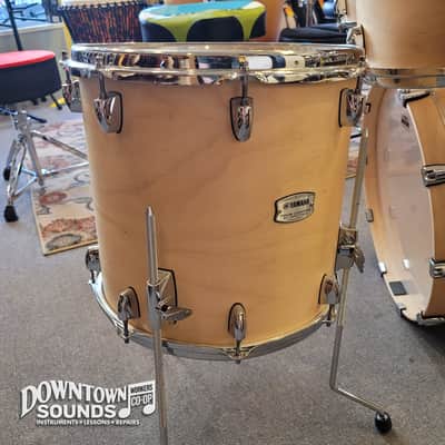 Yamaha Tour Custom 4-Piece Maple Shell Pack - 20”x15” Bass Drum, 14”x13” Floor Tom, 12”x8” & 10”x7” Tom Toms, Butterscotch Satin image 5