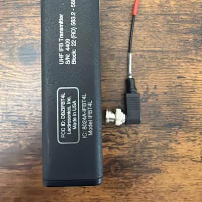Lectrosonics IFBT4L UHF IFB Transmitter – Block 22 – 563\.2–588\.7 MHz - Like New image 2