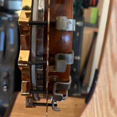 Framus Flagship Gold Resonator Five String Banjo 1974 - Gold And Rosewood image 16