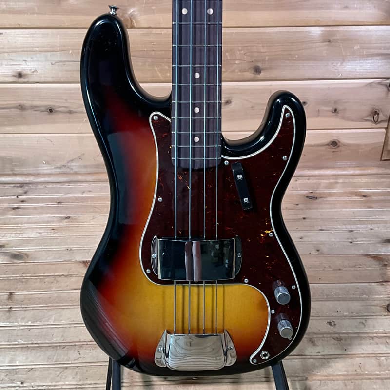 Fender James Jamerson 1962 Precision Electric Bass Guitar - 3-Tone Sunburst image 1