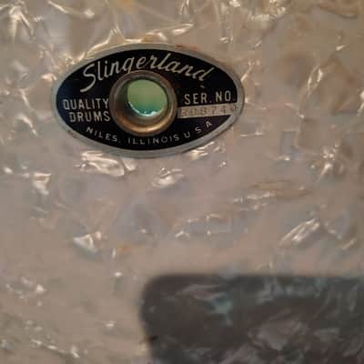 Slingerland 13"(Diameter)x9"(Depth) Rack Tom 1970's - White Marine Pearl image 2