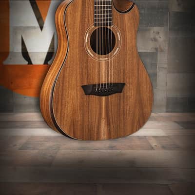 Washburn G-Mini 55 Comfort Series 7/8 Size Grand Auditorium Acoustic Guitar - KOA (WCGM55K-D-U) image 1