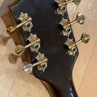 Vintage Gretsch solid spruce top acoustic / electric guitar  Sun valley  60’s  - Natural nitrocellulose image 7
