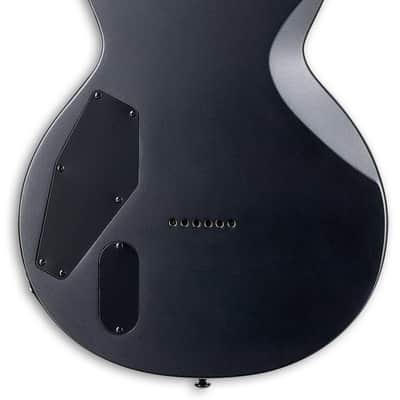 ESP LTD EC-1000 BARITONE Charcoal Metallic Satin image 2